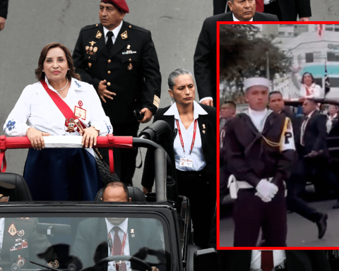 They scream "corrupt" to Dina Boluarte in Military Parade and she responds: "Your mom"