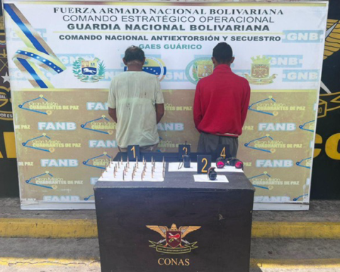 Two guards from the Tren del Llano were caught