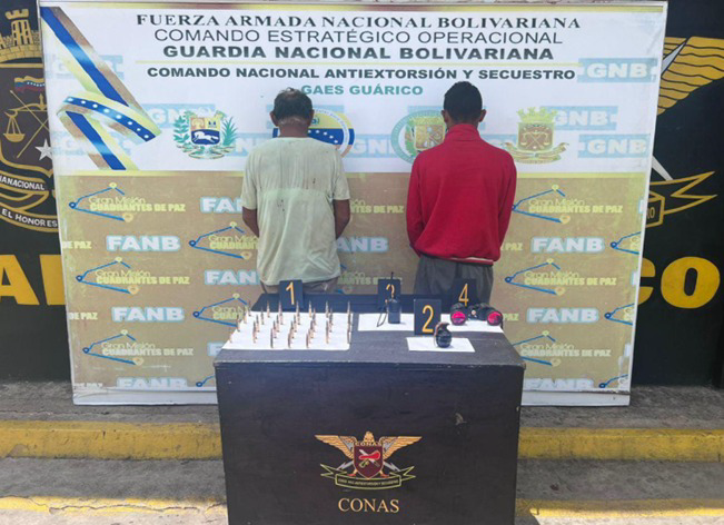 Two guards from the Tren del Llano were caught