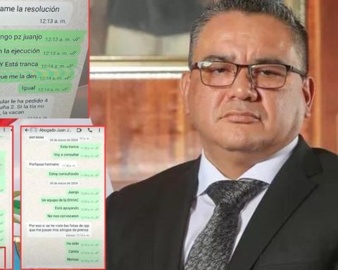 "If the aunt doesn't rob them, they'll be evicted tomorrow”: this is what the unpublished chats of Juan José Santiváñez say