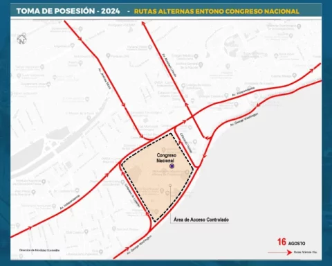 Alternative routes for inauguration activities 2024