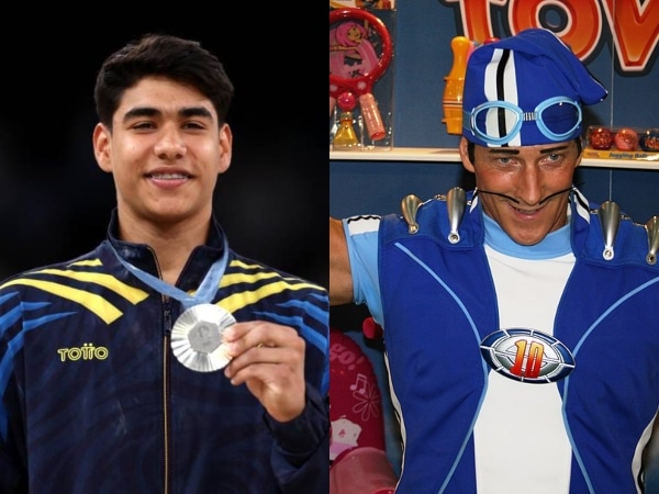 Ángel Barajas, medallista de plata en gimnasia artística en París 2024, inspirado por LazyTown