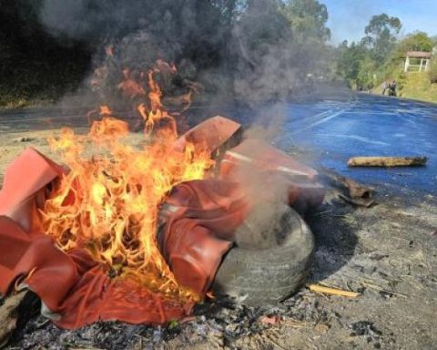 Authorities clear Pan-American highway: indigenous people demand the presence of the President