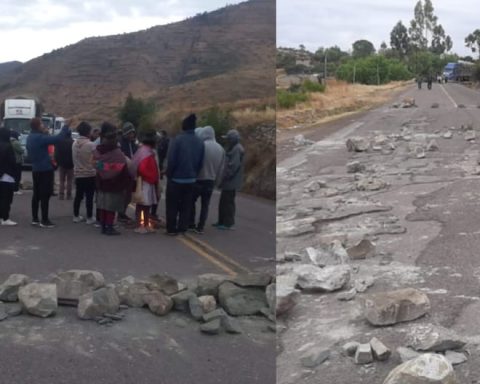 Ayacucho: Huanta begins indefinite anti-mining strike and blocks roads