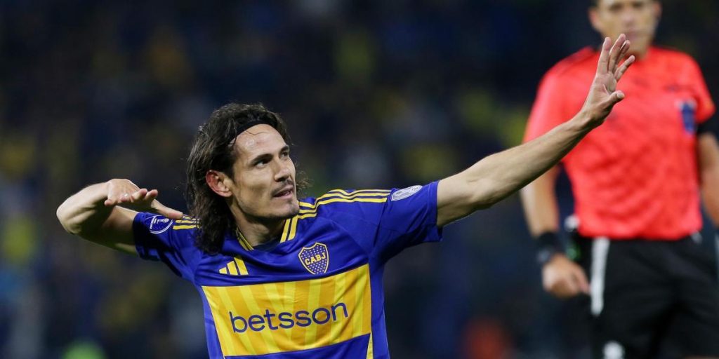 Boca wins with Cavani's arrow