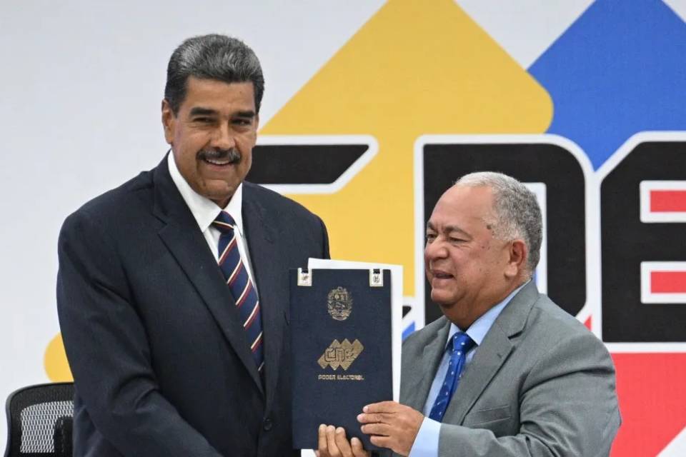 CNE proclamación Maduro Elvis Amoroso Gaceta Electoral