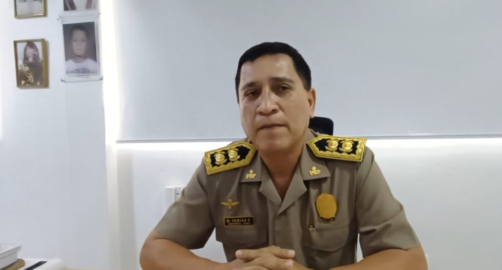 Chief of the Piura Police Region, Manuel Farías: “The criminal will never be rehabilitated”