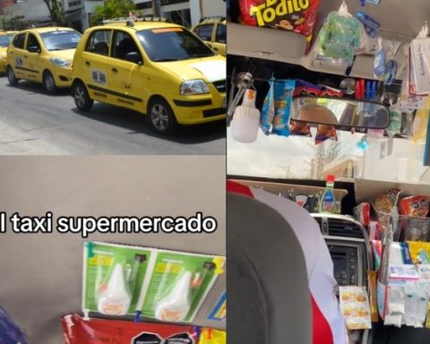 Papitas, cortauñas y hasta preservativos : así de equipado rueda el Taxisupermercado en Barranquilla