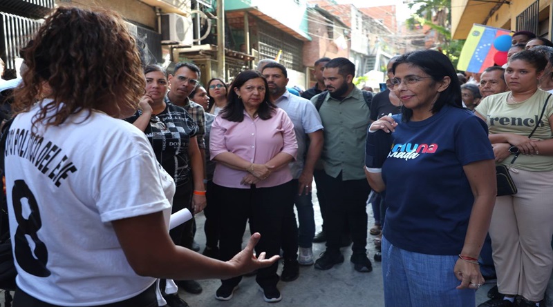 Supervisan culminación de obras comunales en Los Magallanes de Catia