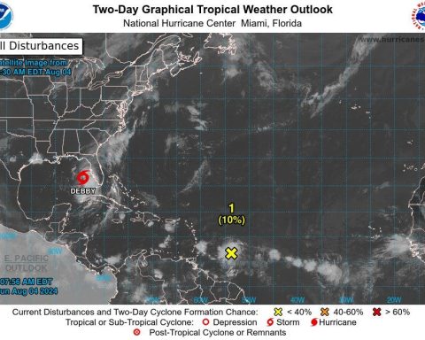 ¿La tormenta tropical Debby presenta peligro para República Dominicana?