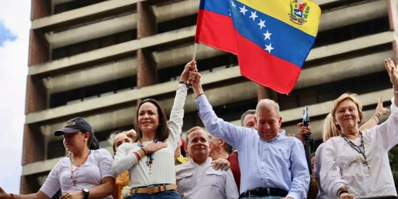 Venezuela, María Corina Machado y Edmundo González Urrutia