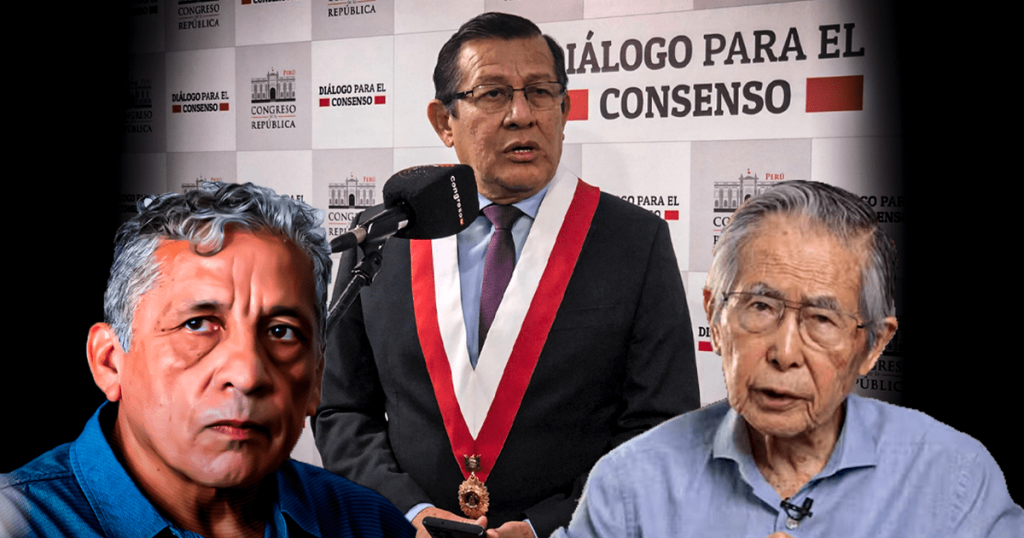 Eduardo Salhuana questions Antauro Humala's candidacy, but supports Alberto Fujimori's life pension