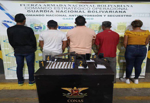 Eight members of Tren del Llano were caught with 86 cartridges