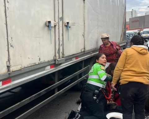 Elderly woman dies after being hit by a van in Huancayo