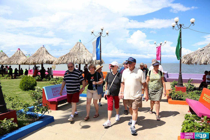 turistas de visita en Nicaragua, antes de la crisis. foto : tomada de internet.