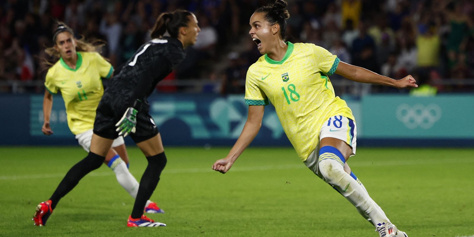 Gabi Portilho decides and Brazil defeats France in women's football