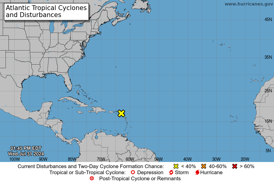 Alerta verde en 6 provincias por onda tropical en RD