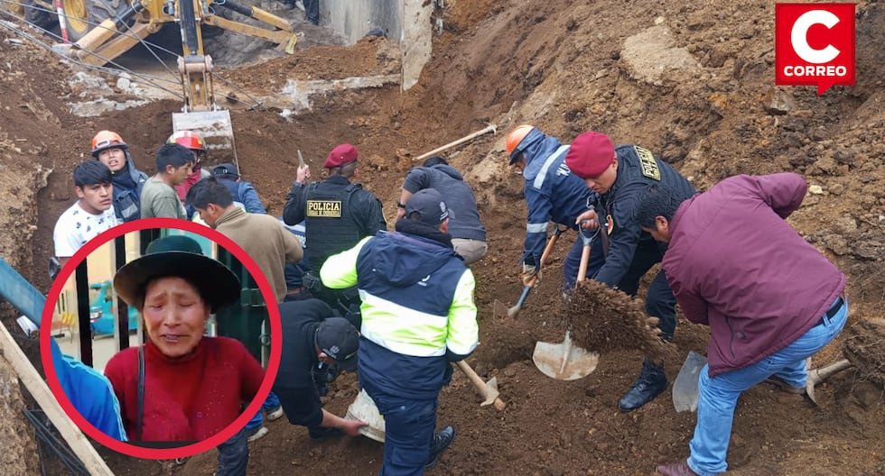 Huancavelica: Two workers buried in a landslide at a construction site