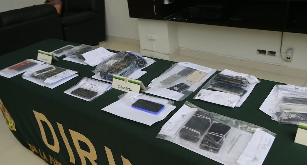 Huancayo: Dozens arrested in operation for using stolen cell phones