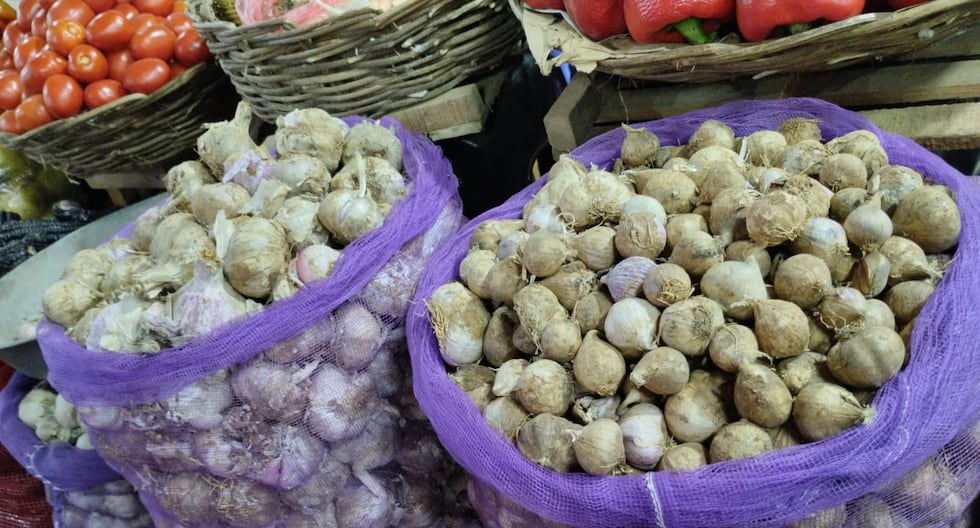 Huancayo: Garlic price rose from 6.50 to 35.00 soles in 7 months