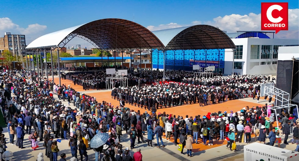 Huancayo: Students from Mariscal Castilla school return to classes in new infrastructure