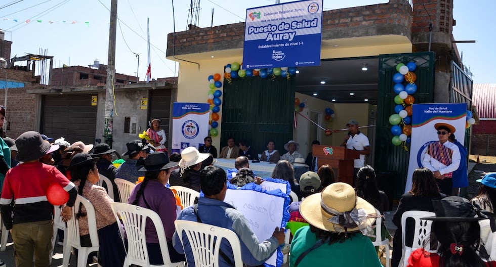 Huancayo: Two new health posts are inaugurated that will serve 25 thousand users in total