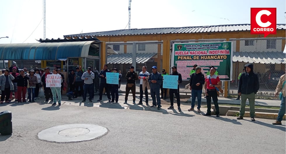 INPE workers radicalize strike in Huancayo: visits to Huamancaca prison suspended