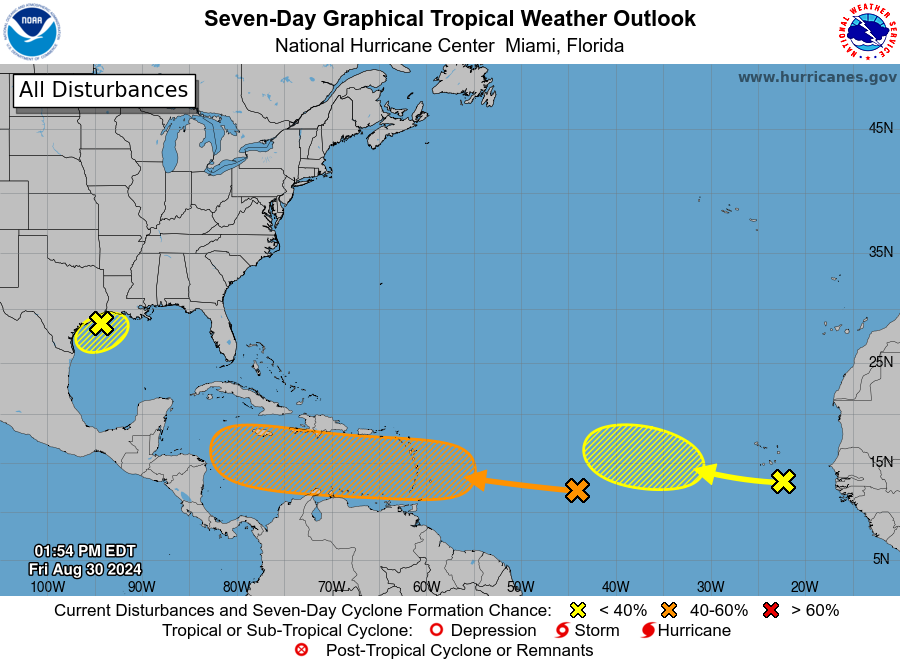 Temporal continuará con aguaceros y tormentas este viernes