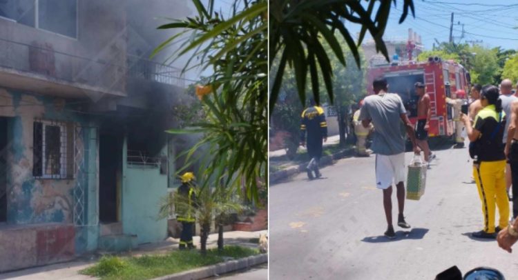 Cuba, Santiago de Cuba, incendio, motorina