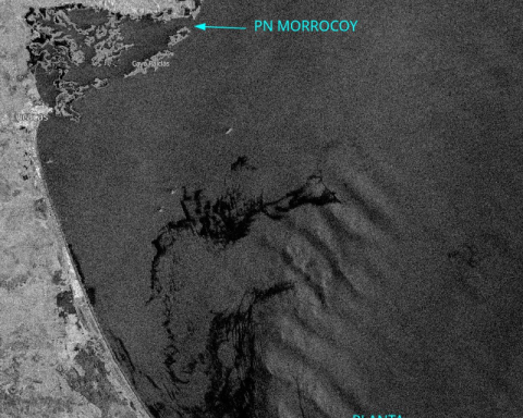 Oil spill affected more than 225 km2 and reached Boca de Aroa in Falcón