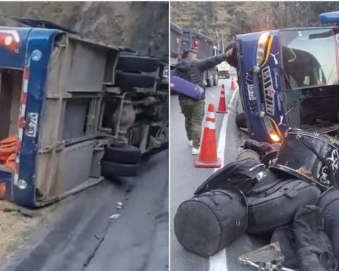 One dead and several injured when a bus carrying musicians from “La Gran Banda de Lima” crashes