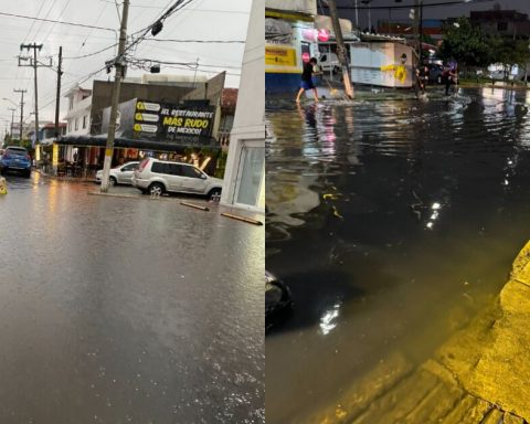 Rains cause flooding in Avenida Central and northern area of ​​Neza