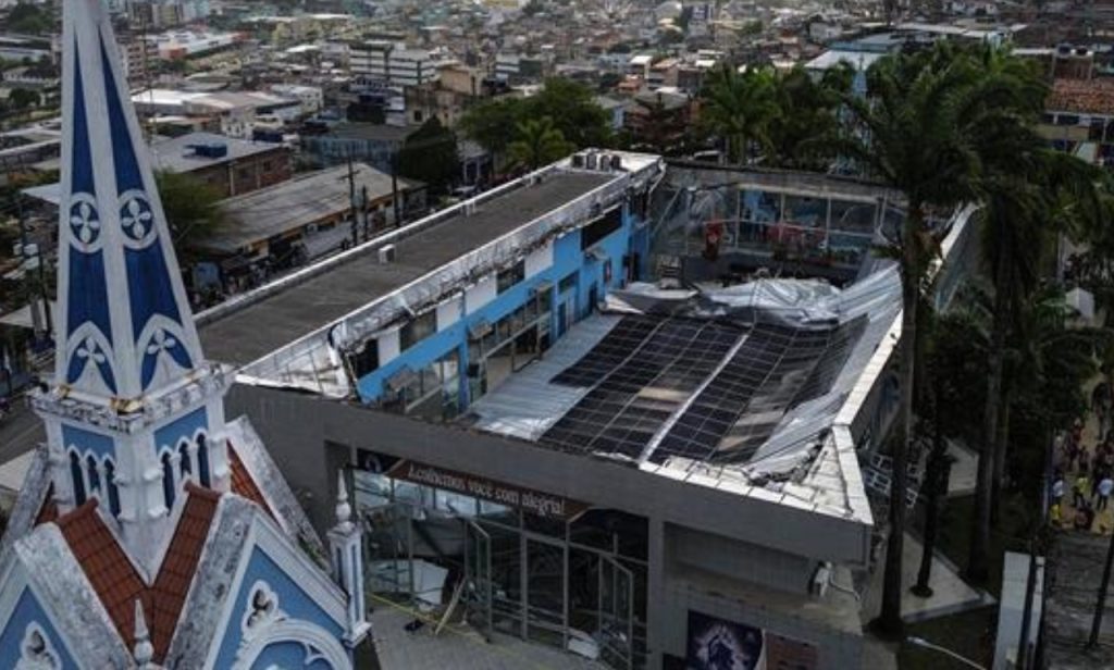 Roof of Catholic church collapses in Brazil, leaving at least two dead and 22 injured