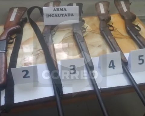Satipo: Six firearms seized for lack of documentation