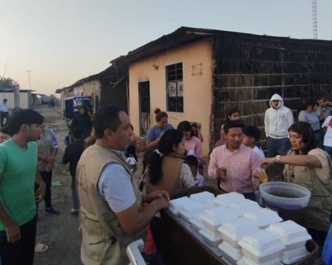 Sullana: Merchants, families and authorities bring aid to victims