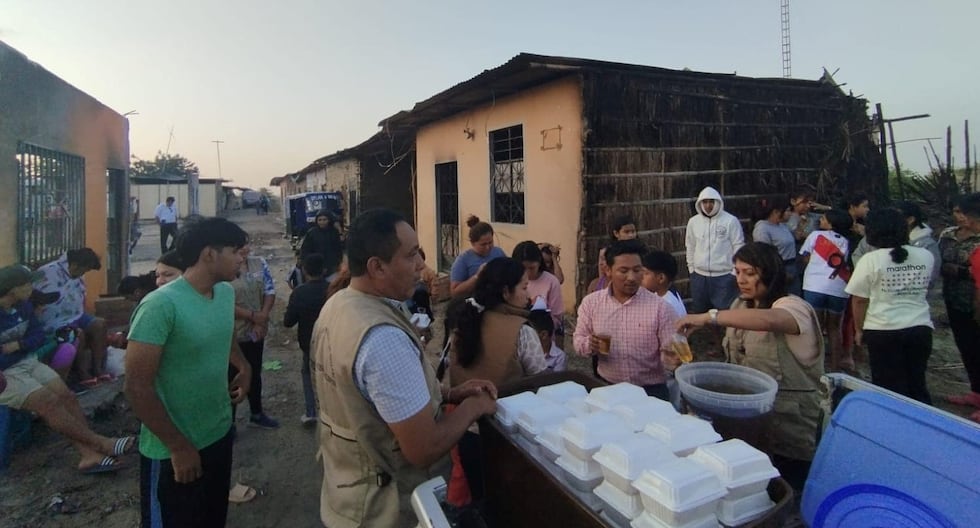 Sullana: Merchants, families and authorities bring aid to victims