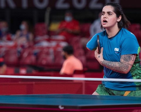 Table tennis player Bruna Alexandre makes history at the Paris Games