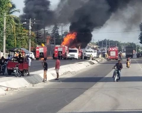 Se suspende discurso de Abinader por explosión SC