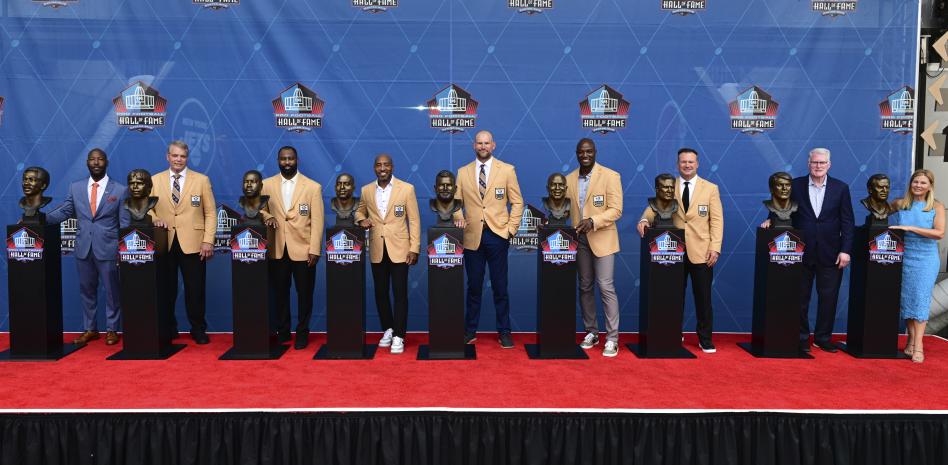 The American Football Hall of Fame welcomes its seven new members