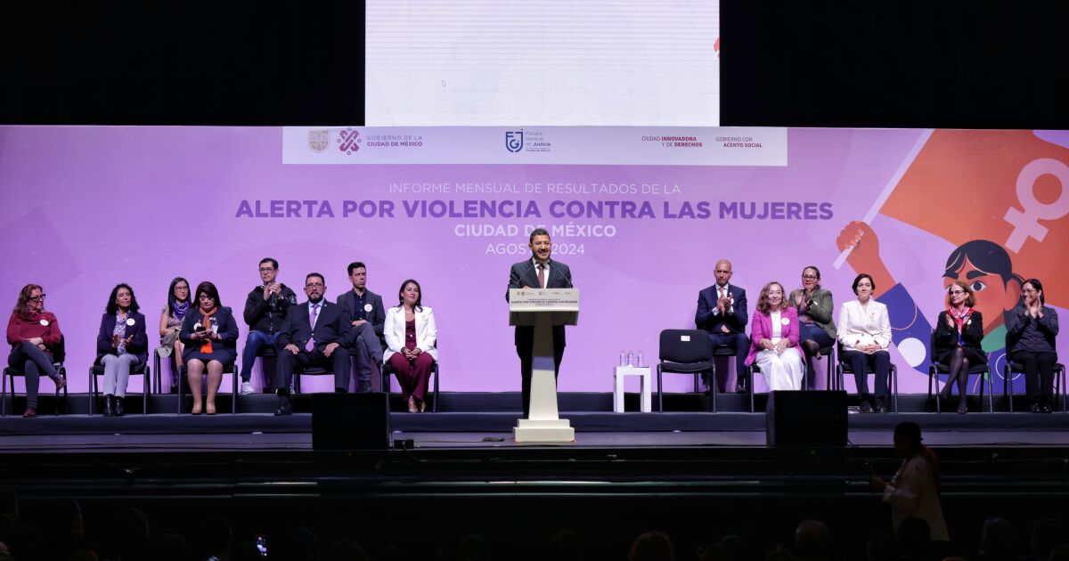 The Gender Alert did work in Mexico City, says Martí Batres