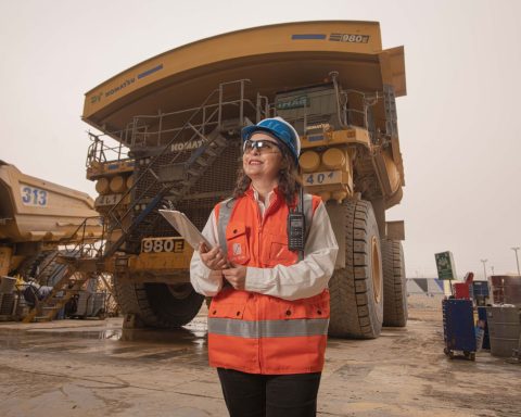 Mujer minería