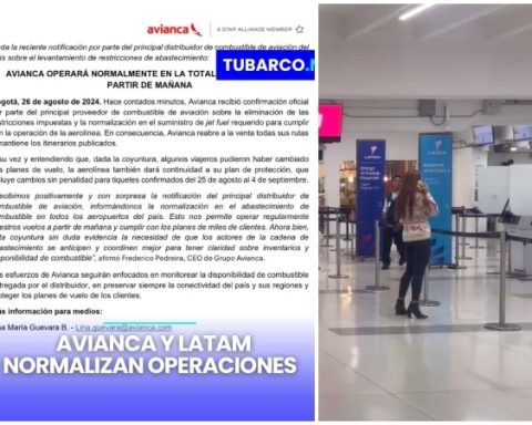 «Ya apareció el combustible»: Avianca y LATAM anuncian que sus operaciones regresan a la normalidad