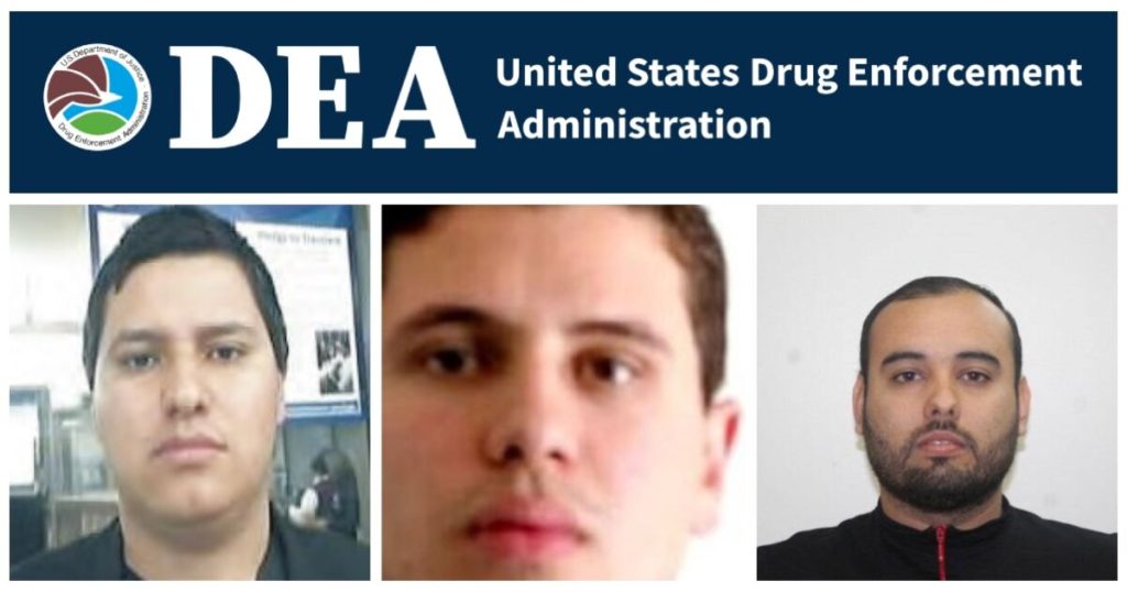 They are the Mexicans most wanted by the DEA, including Iván Archivaldo Guzmán