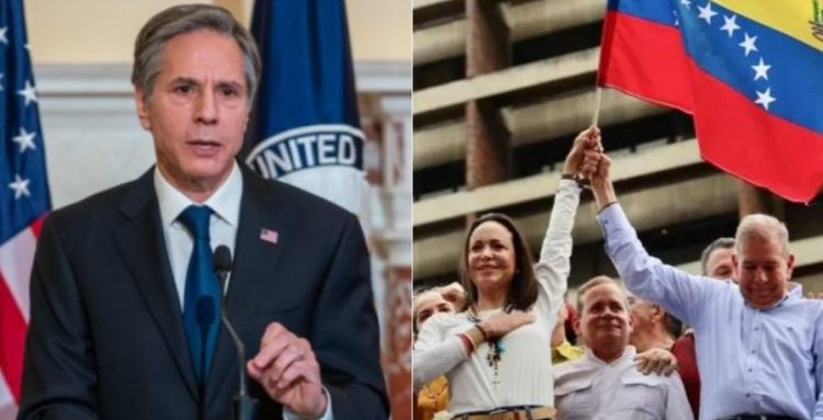 Antony Blinken, elecciones, Venezuela, Estados Unidos, Edmundo González