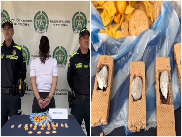 «De no creer»: mujer es capturada intentando ingresar sustancia ilícita camuflada en galletas a estación de Policía en Bucaramanga