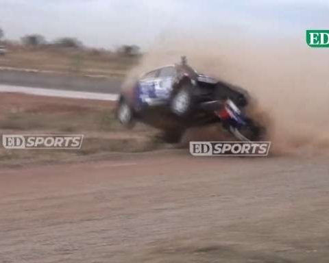 VIDEO: This is how Rivera and Zaldívar overturned on the first day of competition