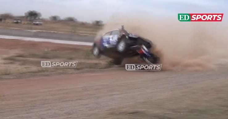 VIDEO: This is how Rivera and Zaldívar overturned on the first day of competition