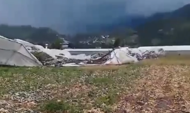 Videos: Fuertes lluvias afectan algunos sectores del país debido a onda tropical