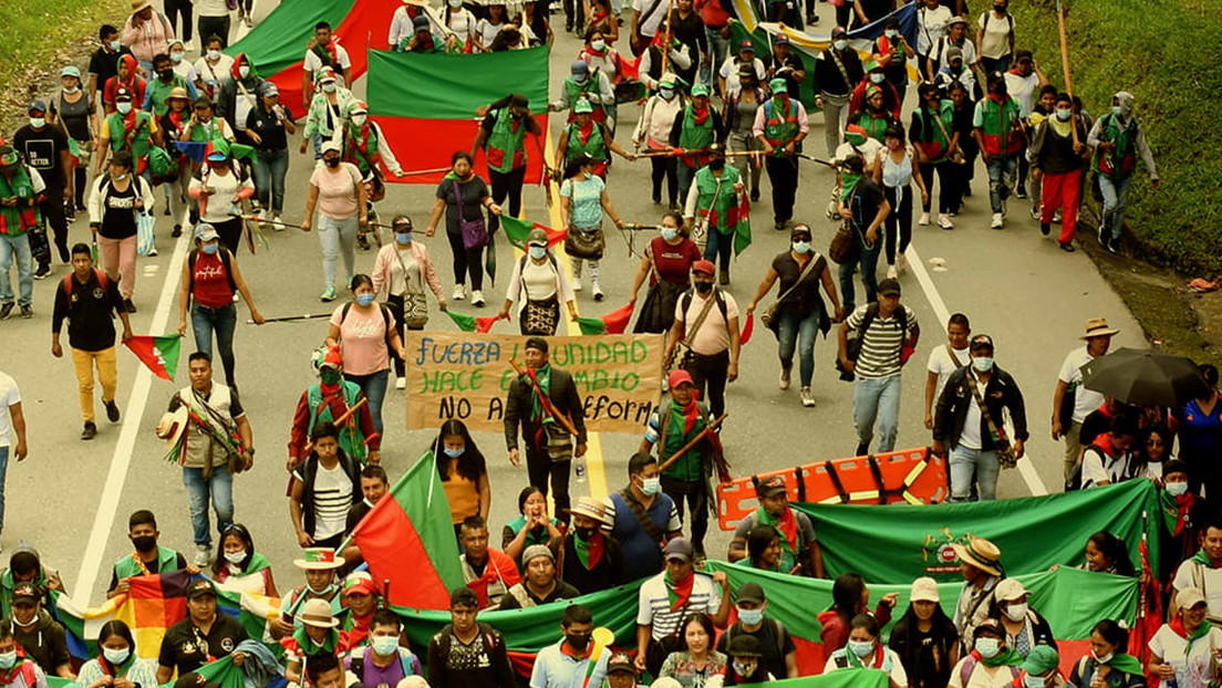 Violence in Colombian Cauca mobilizes indigenous minga to Bogotá