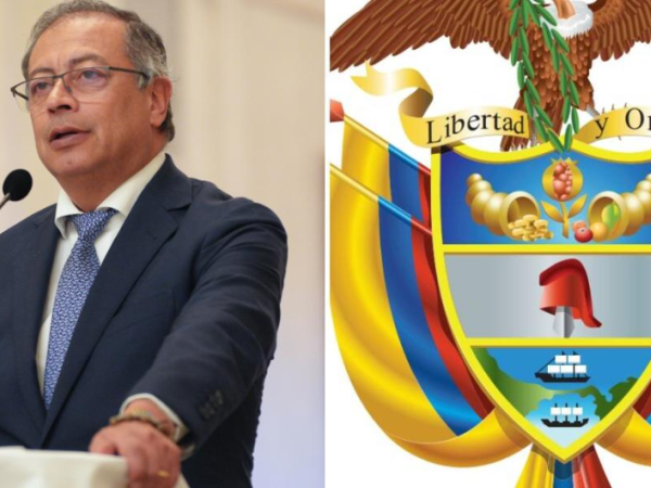 What changes does Gustavo Petro propose for the national emblem?